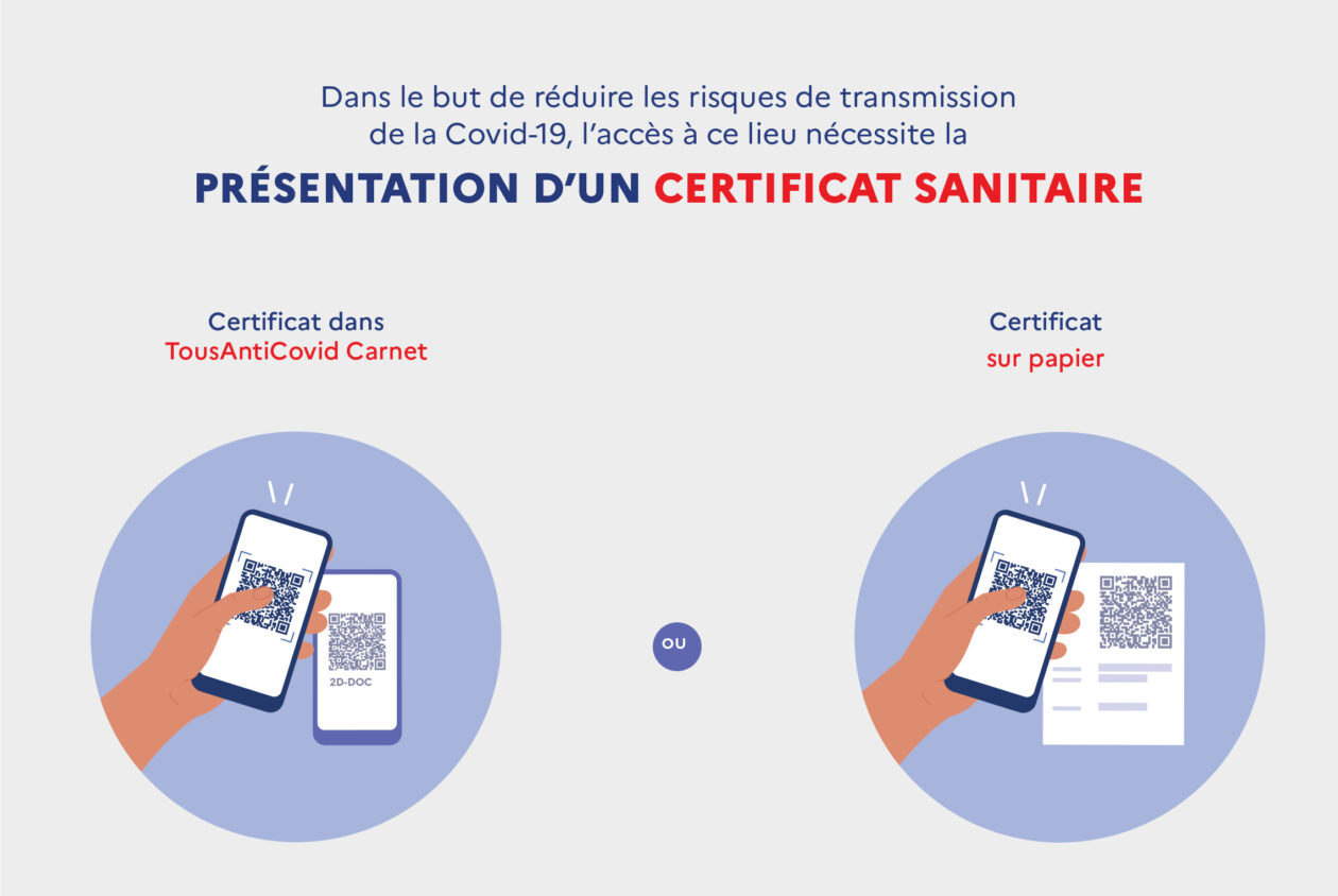 Présentez votre pass sanitaire !